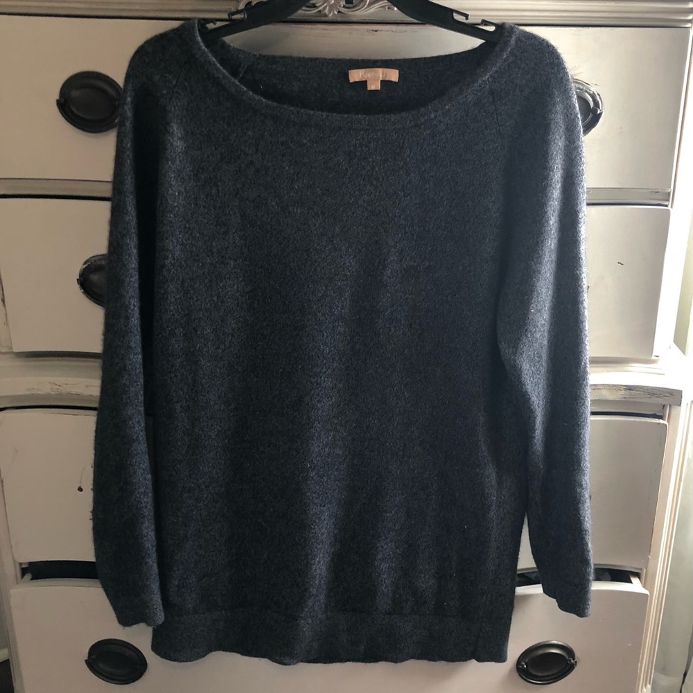 Kier + J Jacquard Cashmere Sweater M